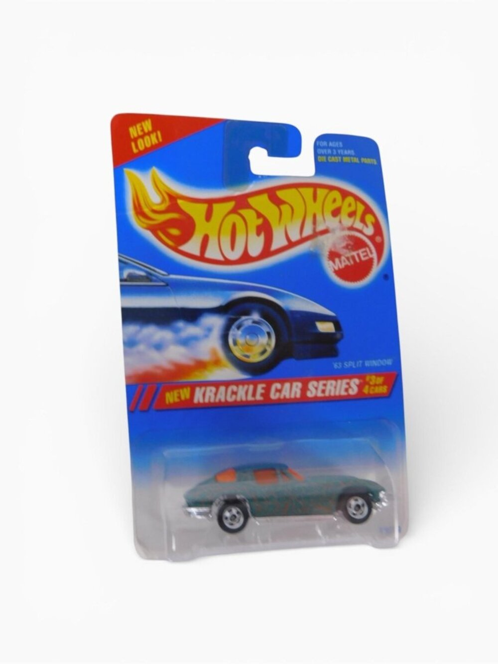 Hot Wheels 1963 Chevrolet Corvette Green Krackle Series Diecast 1:64 Unopened